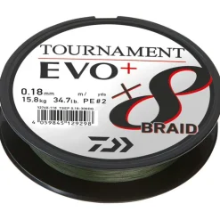 Tresse Daiwa Tournament 8 Braid Evo+ - Vert - 135M