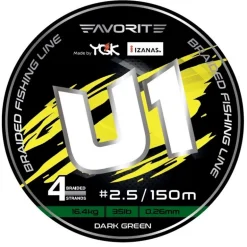 Tresse Favorite U1 - Vert Foncé - 150M