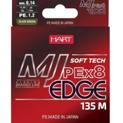 Tresse Hart Mj Edge Pe X8 - Vert Olive - 135M