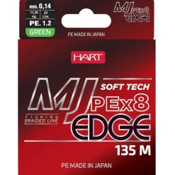 Tresse Hart Mj Edge Pe X8 - Vert Fluo - 275M