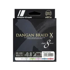 Tresse Major Craft Dangan Braid X Multicolor - 300M