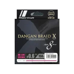 Tresse Major Craft Dangan Braid X Rose - 150M