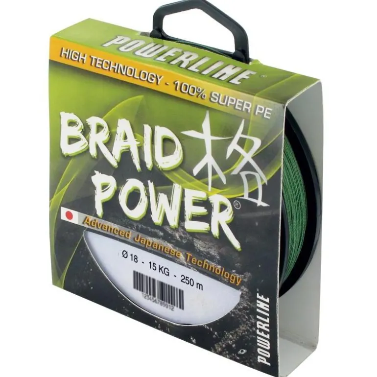 Tresse Powerline Braid Power - Vert - 1000M