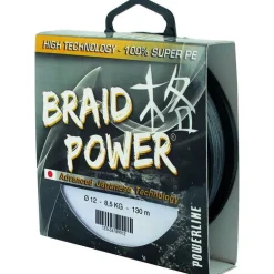 Tresse Powerline Braid Power - Gris - 130M