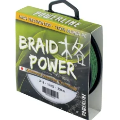 Tresse Powerline Braid Power - Vert - 250M