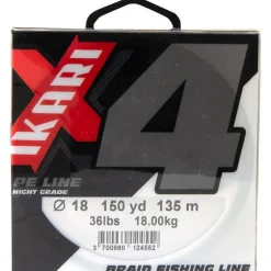 Tresse Powerline Ikari X4 - Gris - 135M