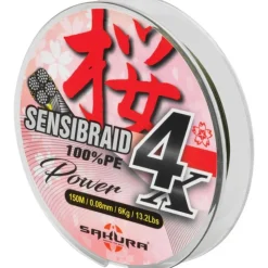 Tresse Sakura Sensibraid 4 Vert - 150M