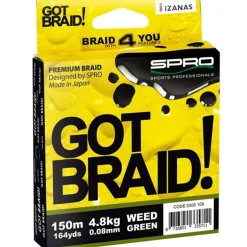 Tresse Spro Got Braid Vert - 150M