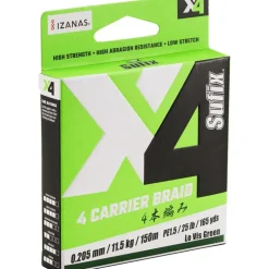 Tresse Sufix X4 Braid - Hi-Vis Yellow