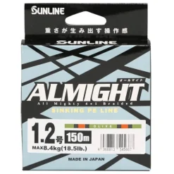 Tresse Sunline Almight Olive - 150M