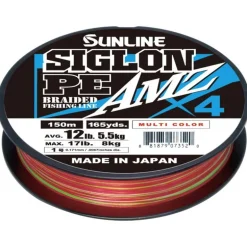 Tresse Sunline Siglon Amz 4X Multicolore - 300M