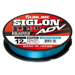 Tresse Sunline Siglon Braid Pe Adv 8X Bleu Turquoise - 300M