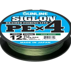 Tresse Sunline Siglon Braid Pe 4X Vert Fonce
