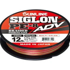 Tresse Sunline Siglon Braid Pe Adv 8X Multicolor - 150M