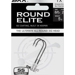 Tête Plombée Bkk Round Elite Stinger Eye Bait Keeper