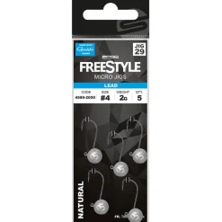 Tëte Plombée Freestyle Micro Jig29 - Natural - Par 5