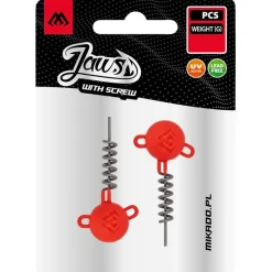 Tête Plombée Mikado Jaws Avec Vis Uv Orange