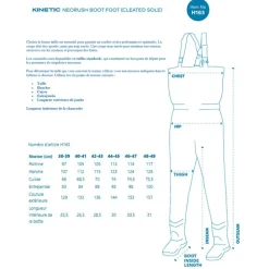Waders Néopréne Kinetic Neorush Bootfoot P - Camo