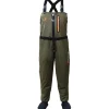 Waders Stocking Respirant Devaux Dvx Zip 400 - Olive